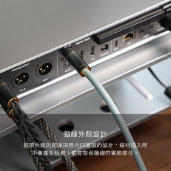 【ddHiFi RC100C 單晶銅同軸RCA音源線】可連接同軸音訊設備/音響/重低音喇叭/擴大機