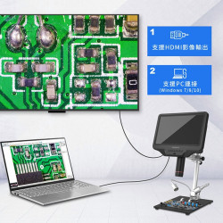 【Andonstar AD409 Pro ES 10.1吋螢幕HDMI/USB輸出數位電子顯微鏡】