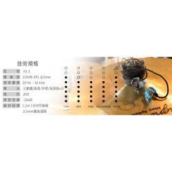 【 CTM Vintage VS-3 】高解析三動鐵單元可換線繞耳式入耳耳機 CIEM可換線設計