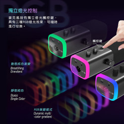 【FIFINE AM8錄音室等級USB/XLR動圈式RGB麥克風】心型指向/USB/XLR雙輸出