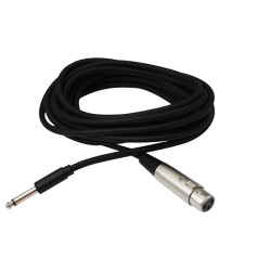 【FIFINE XLR(母)轉6.35mm(公)音源線】4.5M/適用具備XLR孔麥克風/FIFINE K740麥克風