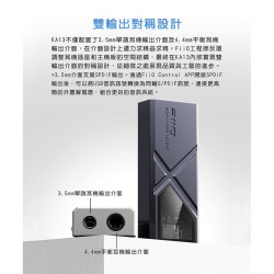 【FiiO KA13隨身型平衡解碼耳機轉換器】CP值爆表的小尾巴/雙DAC解碼/3.5mm+4.4mm雙輸出