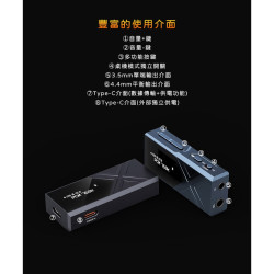 【FiiO KA17 隨身型旗艦平衡解碼耳機轉換器】雙旗艦DAC晶片/桌機模式開關/隨身型小尾巴/支援MQA解碼
