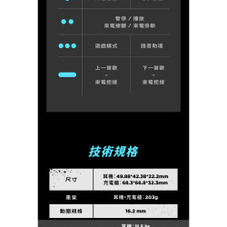 【SoundPeats GoFree2+ 開放式無線耳機】藍芽5.3/氣傳導/耳掛式/立體聲