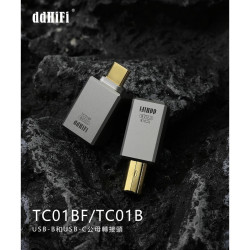 【ddHiFi TC01B/TC01BF】USB-B及USB-C公母轉接頭