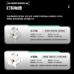 【MACHENIKE K500F RGB 機械式鍵盤】機械師/英文/自定義媒體鍵/75%/支援熱插拔且相容三、五角軸