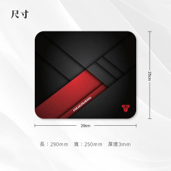 【FANTECH MP296】 控制型精密防滑電競滑鼠墊 29x25cm