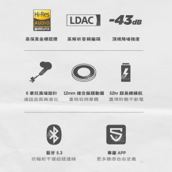 【SoundPeats Capsule3 Pro】 真無線藍牙耳機 LDAC/抗風噪/ANC/藍芽5.3