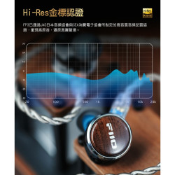 【FiiO FP3 平板振膜CIEM可換線原木耳機】Hi-Res/28奈米晶片/14.5mm入耳式平板振膜