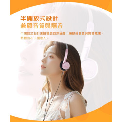 【FIIO&SNOWSKY WIND】半開放動圈式耳罩耳機/日本進口PET複合振膜/50g輕量化/三鍵線控/復古風格