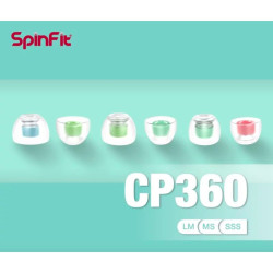 【 SpinFit CP360 】矽膠耳塞SS／S／M／L／XL各尺寸均有現貨