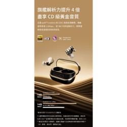 【SOUNDPEATS H3】降噪入耳式藍牙耳機/圈鐵三單體/-55dB 降噪