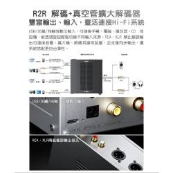 【FIIO WARMER R2R 桌上型真空管音色解碼器】解碼耳擴/JJ Electronic真空管E88CC×4