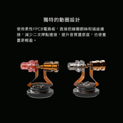 【 ddHiFi E2020A 】MMCX／CIEM雙接頭單動圈耳機(Janus)Forest 2.5mm耳機線