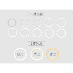 【AtoB AF-78自拍直播套裝簡易版】環形補光燈/白光燈/柔光燈/暖光燈/網美燈/直播補光燈/美肌燈/附麥克風
