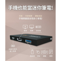 【 ONEmade 】轉換器(列王的紛爭聯名款)適用TypeC手機NB平板／Macbook轉HDMI