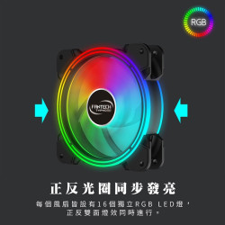 【FANTECH FB-302】雙光圈RGB風扇組 三風扇加控制器 靜音降噪