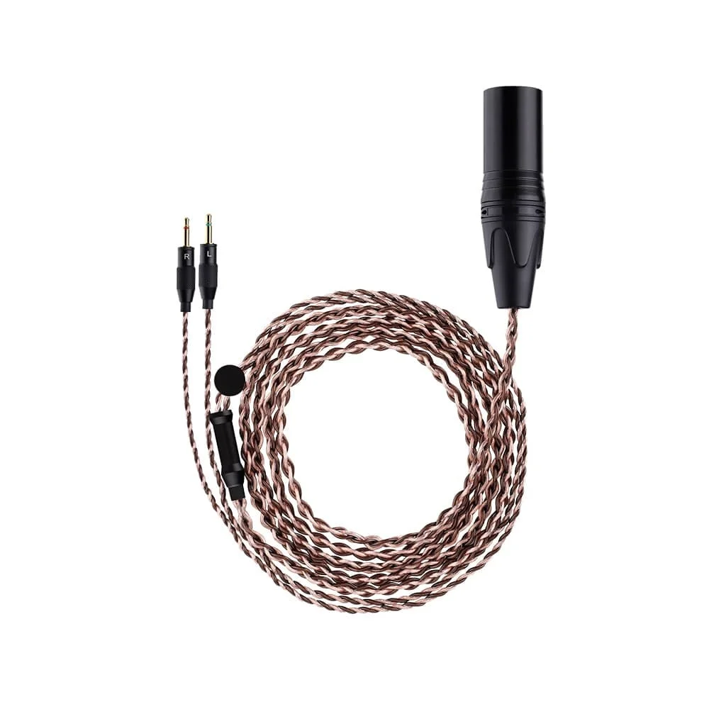 【SIVGA 4pin XLR 耳機升級線（適用雙2.5mm插頭耳機）】適用於XLR音樂設備/播放器/擴大器/可換線式耳