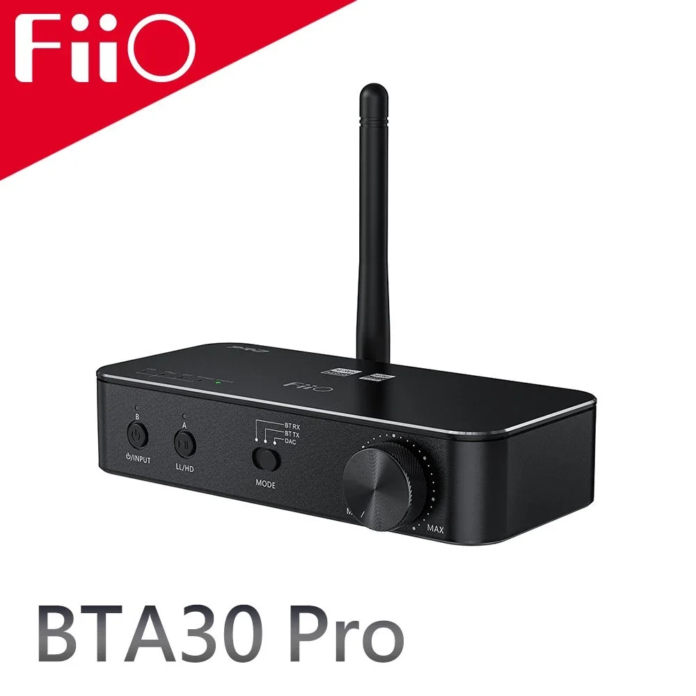 【FiiO BTA30 Pro】HiFi藍牙解碼發射接收器 雙向LDAC藍牙/USB DAC/Bypass功能 【FiiO BTA30 Pro】HiFi藍牙解碼發射接收器 雙向LDAC藍牙/USB DAC/Bypass功能