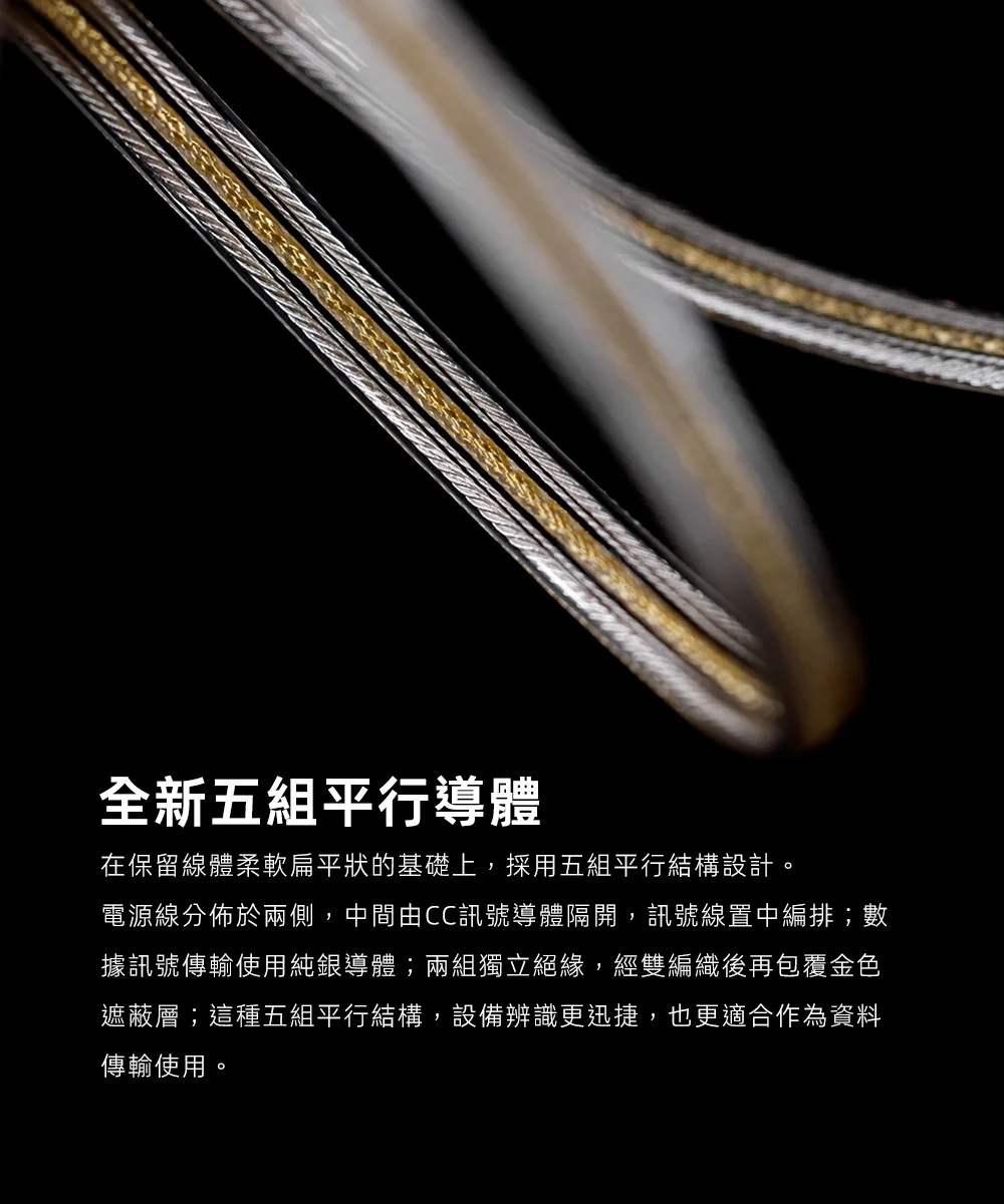 【ddHiFi TC19CC Gold】旗艦級Type-C單向OTG數據傳輸線(升級版)