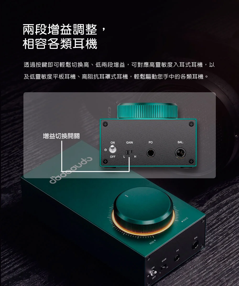 【FIIO GIGAS1】桌上型耳機功率擴大機