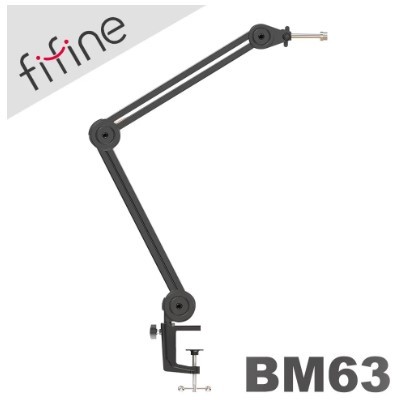 【FIFINE BM63】麥克風懸臂支架 麥克風通用支架/折疊支架/桌上型支架