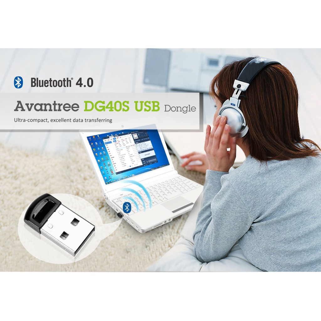 【Avantree DG40S】迷你型USB藍牙發射器藍牙4.0/支援Windows7/8/9/10/11/VISTA