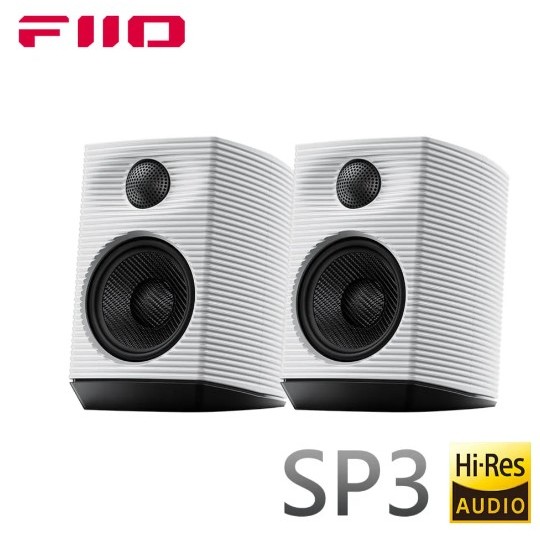 【FiiO SP3 高解析桌上型主動式音響】書架式喇叭//HiFi音響/家庭劇院/主動式喇叭/書架音響