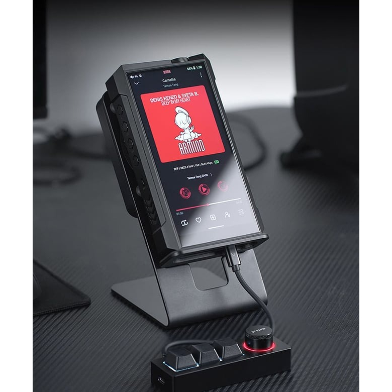 【FiiO KB1K多媒體小鍵盤】自定義按鍵功能/熱插拔機械軸體/RGB燈效