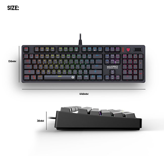 【FANTECH 台灣】MK851 RGB 專業機械式電競鍵盤