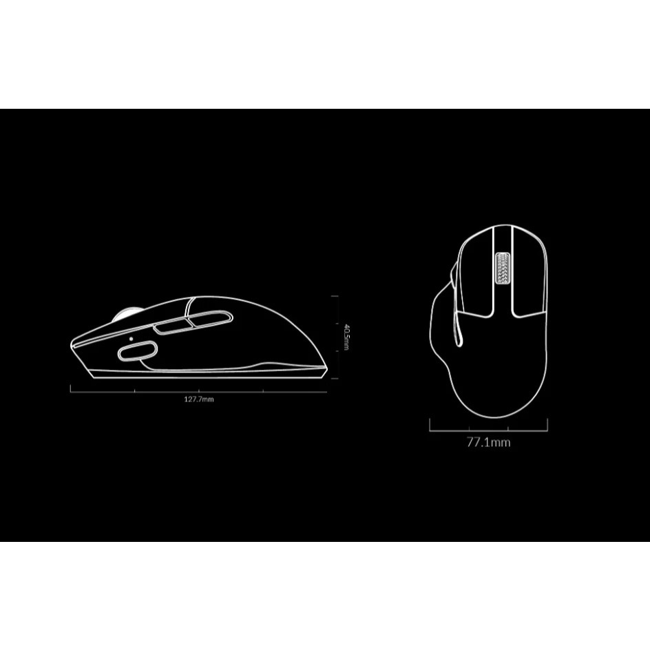 【Keychron M7 三模無線滑鼠 】/人體工學滑鼠/63克/最高26000 DPI