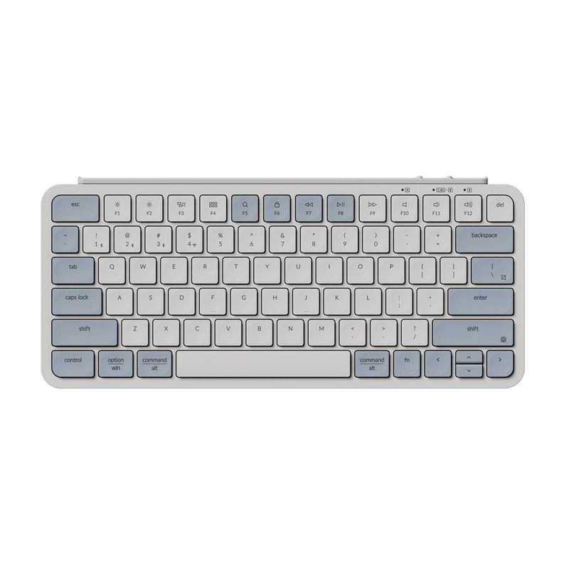 【Keychron B1 Pro 超薄無線鍵盤】支援2.4GHz、藍牙和有線模式/多系統支援/輕巧超薄