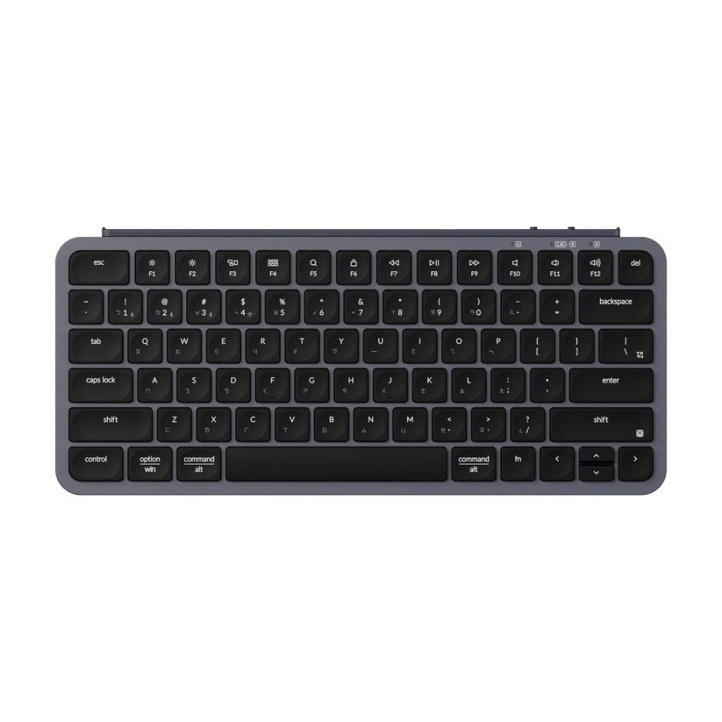 【Keychron B1 Pro 超薄無線鍵盤】支援2.4GHz、藍牙和有線模式/多系統支援/輕巧超薄