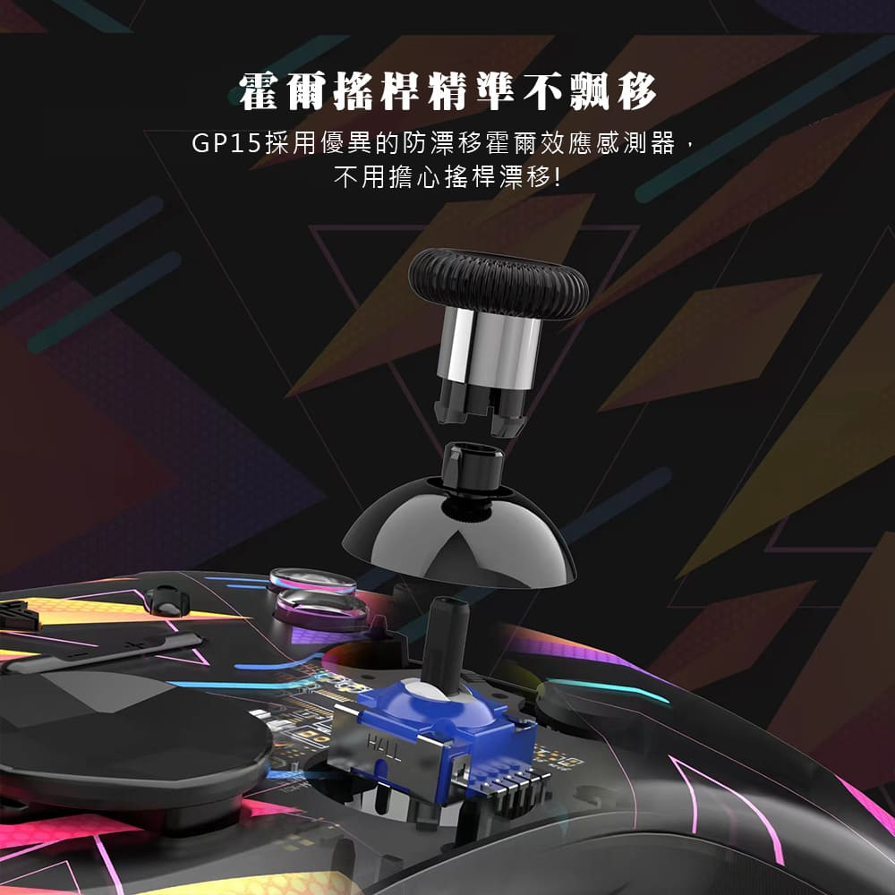 【FANTECH WGP15】WGP15 無線賽車遊戲專用線性扳機震動搖桿可支援大部分STEAM遊戲