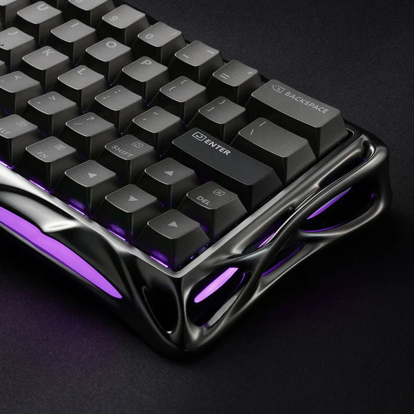 【Mercury V60 Pro 異星磁軸鍵盤】獨家自研UFO線性軸｜雙鍵帽組合｜全鋁異形骨架｜沉浸RGB光效｜五層隔音