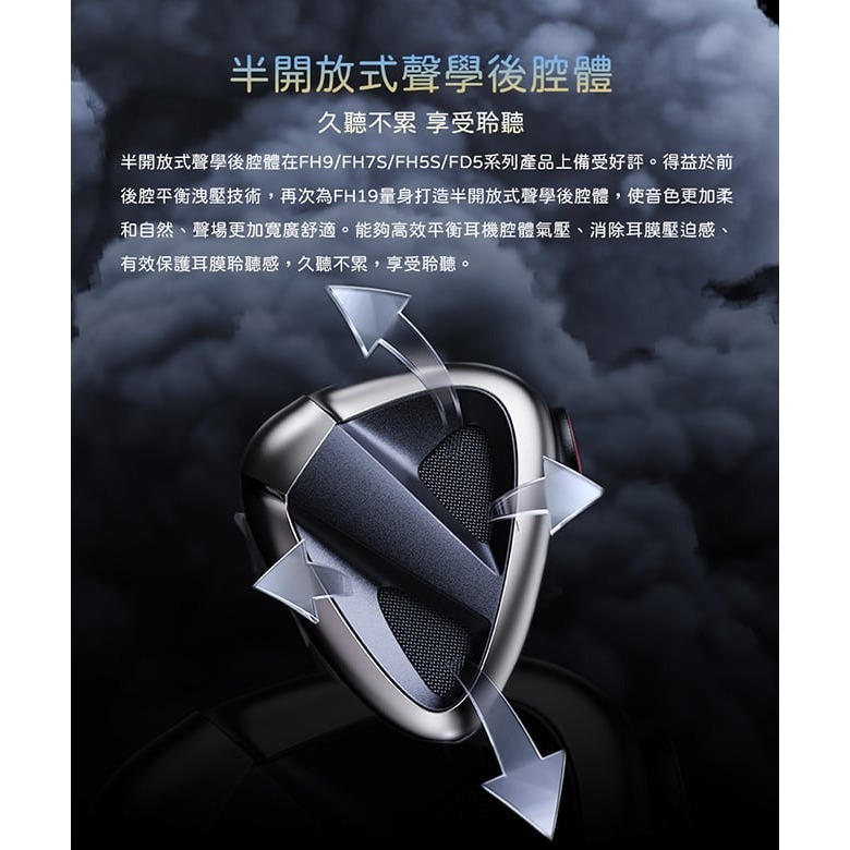 【FiiO FH19 兩圈六鐵八單元MMCX單晶純銀可換線耳機】推挽式雙動圈/純鈦+7系航空鋁合金/高純度純銀線