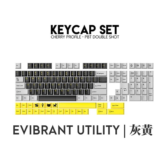 【FANTECH ACK01】PBT撞色十字軸可替換鍵帽套組(ACK01)】機械式鍵盤/PBT鍵帽/CHERRY/132鍵