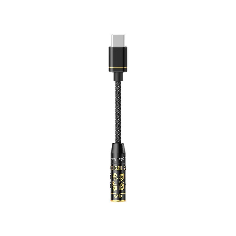 【FIIO JIEZI 手機 DAC Type-C耳機音源解碼轉接頭】3.5mm/4.4mm兩種接孔/Hi-Res金標