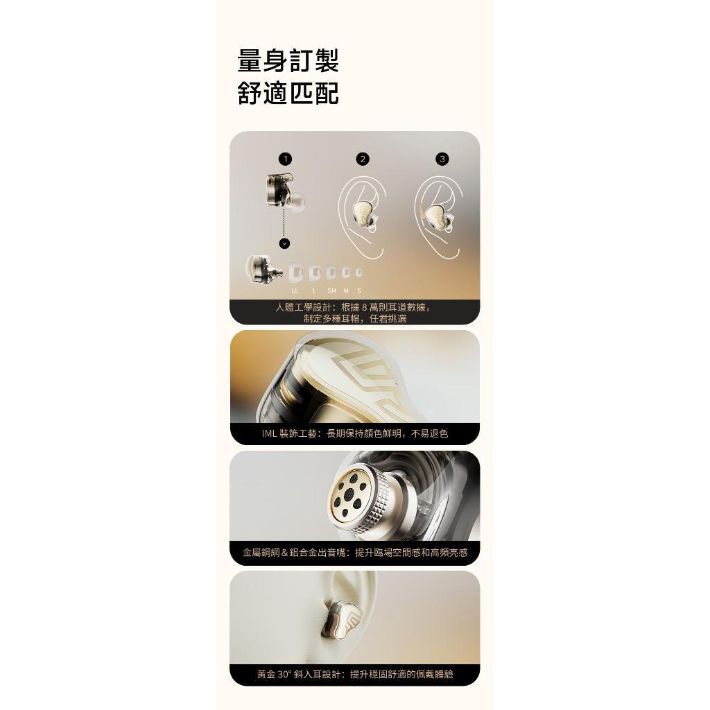 【SOUNDPEATS H3】降噪入耳式藍牙耳機/圈鐵三單體/-55dB 降噪