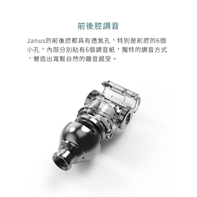 【 ddHiFi E2020A 】MMCX／CIEM雙接頭單動圈耳機(Janus)Forest 2.5mm耳機線